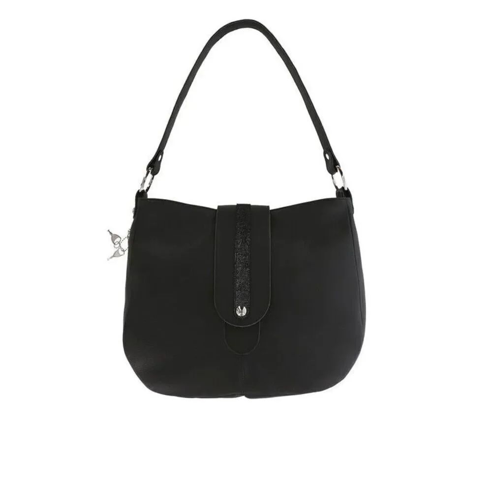 SAS Marissa Shoulder Handbag black leather